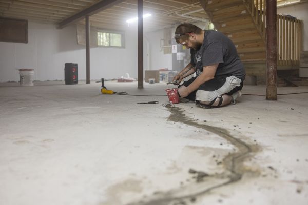 Concrete Floor Repair in Elgin