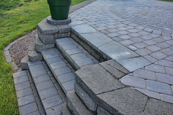 Patio Step Repair in Elgin